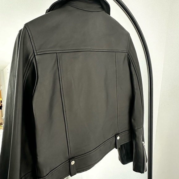 Reiss - never worn 
Inka Leather Biker Jacket - Picture 3 of 6